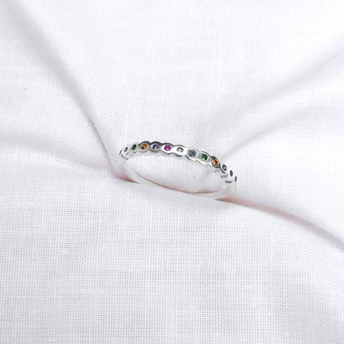 Anel Colorido Cravação Inglesa 180