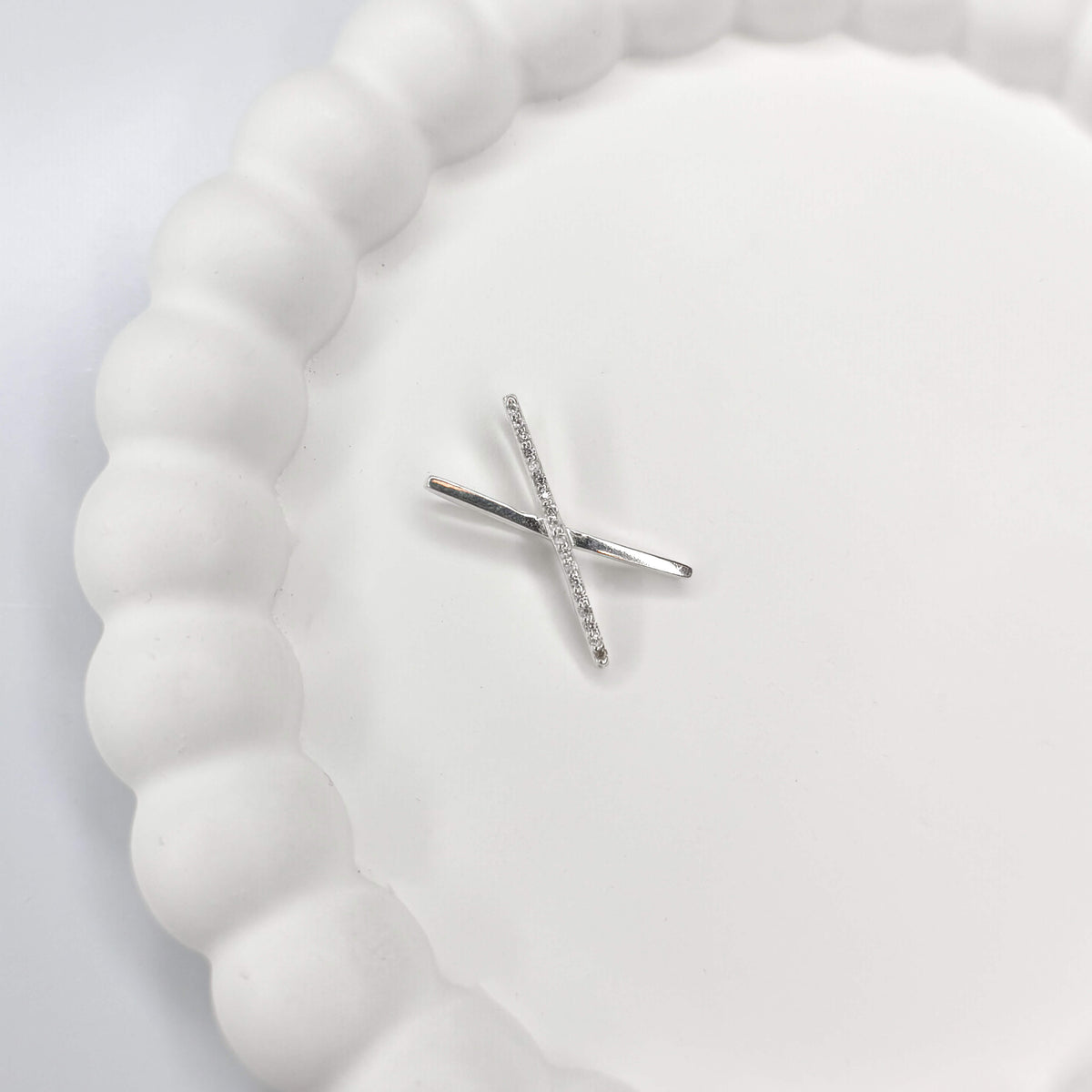 Pingente X Cravejado