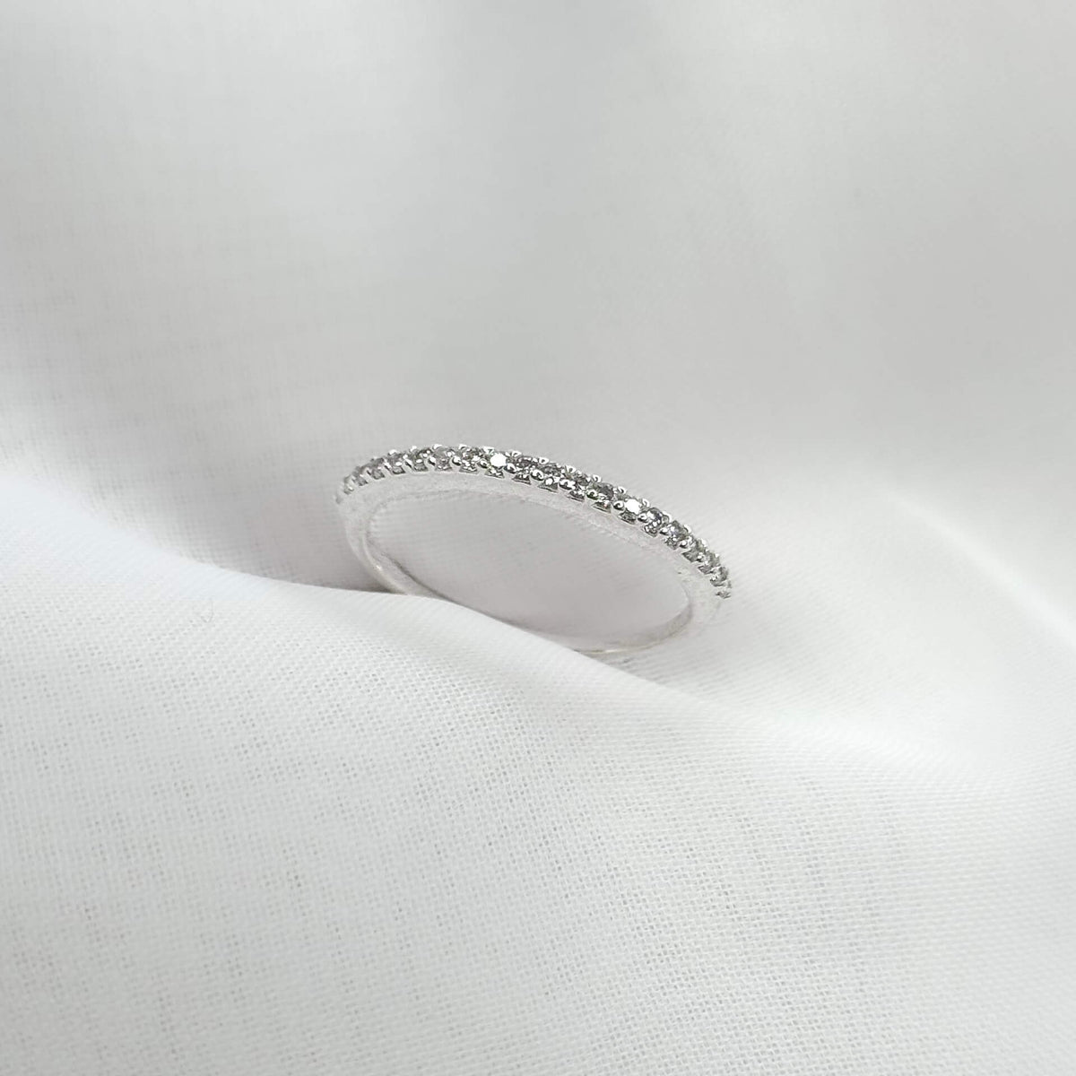 Anel Aparador 180 Cravejado Branco