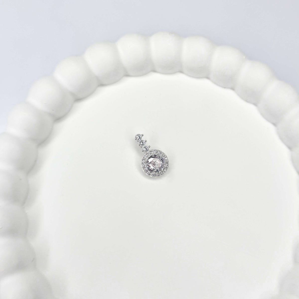 Pingente Chave Zircônia