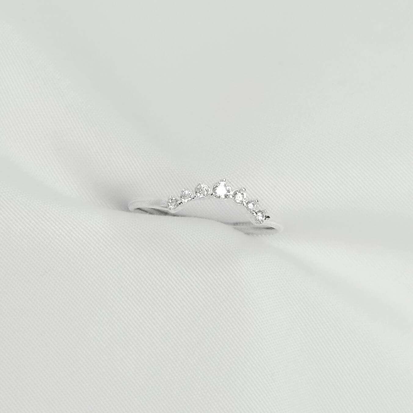 Anel Coroa Cravejada