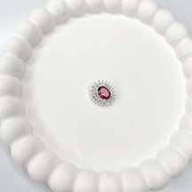 Pingente Zircônia Oval sem Pontas