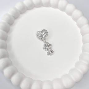 Pingente Filhos no Coração Cravejado