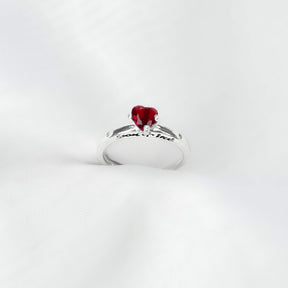 Anel You & Me Vermelho