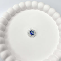 Pingente Zircônia Oval sem Pontas