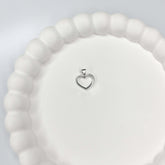 Pingente Coração Vazado Pontas