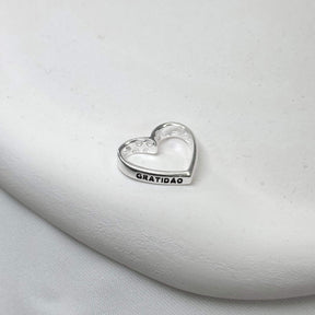 Pingente Coração Aberto