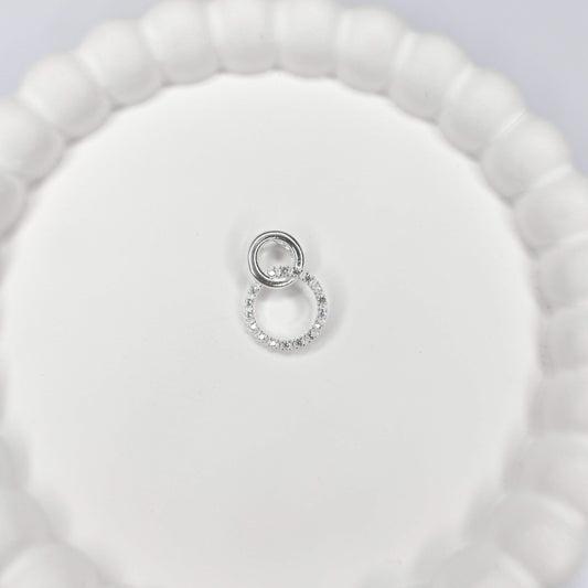 Pingente Círculo Cravejado