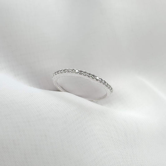 Anel Aparador 180 Cravejado Branco