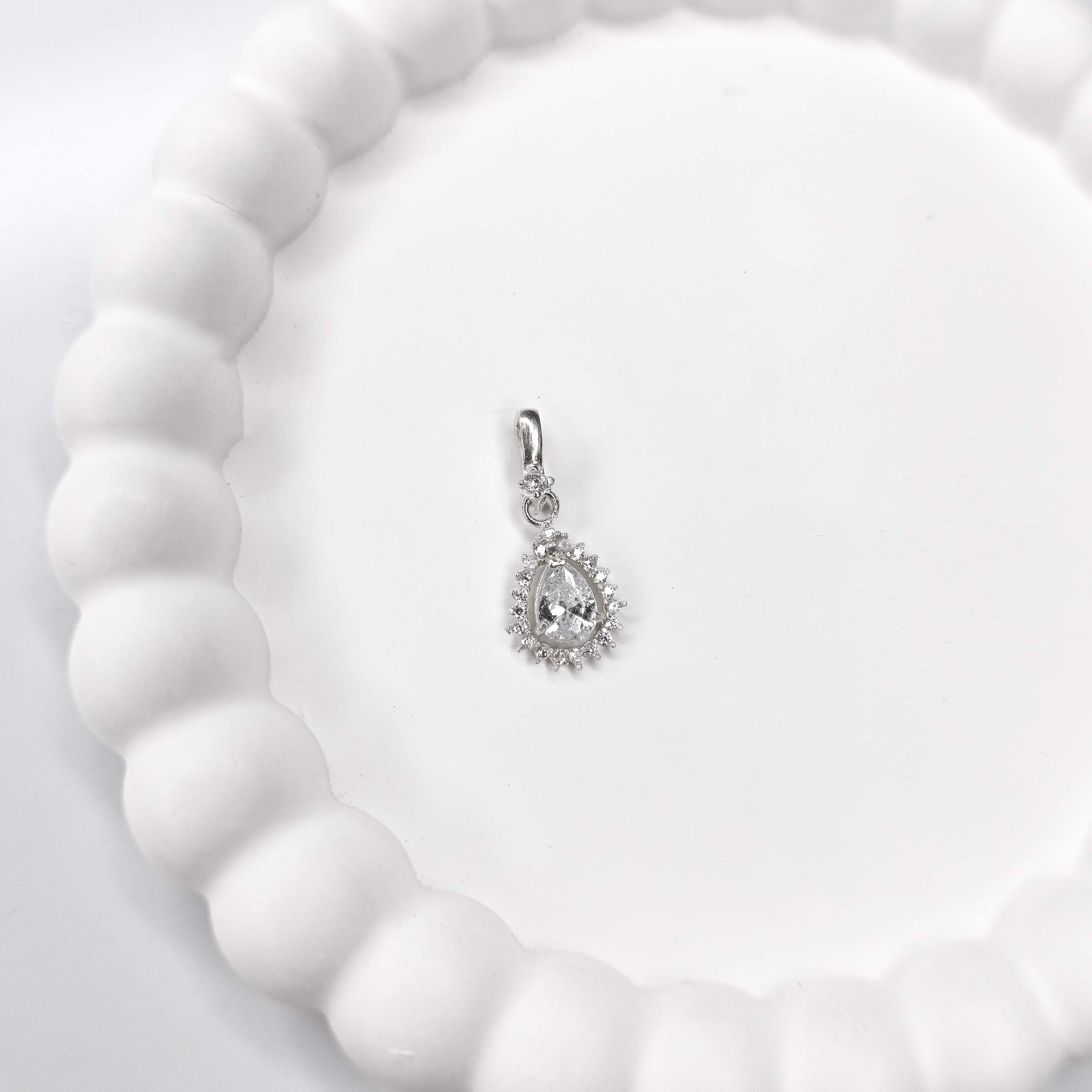 Pingente Gota Cravejado