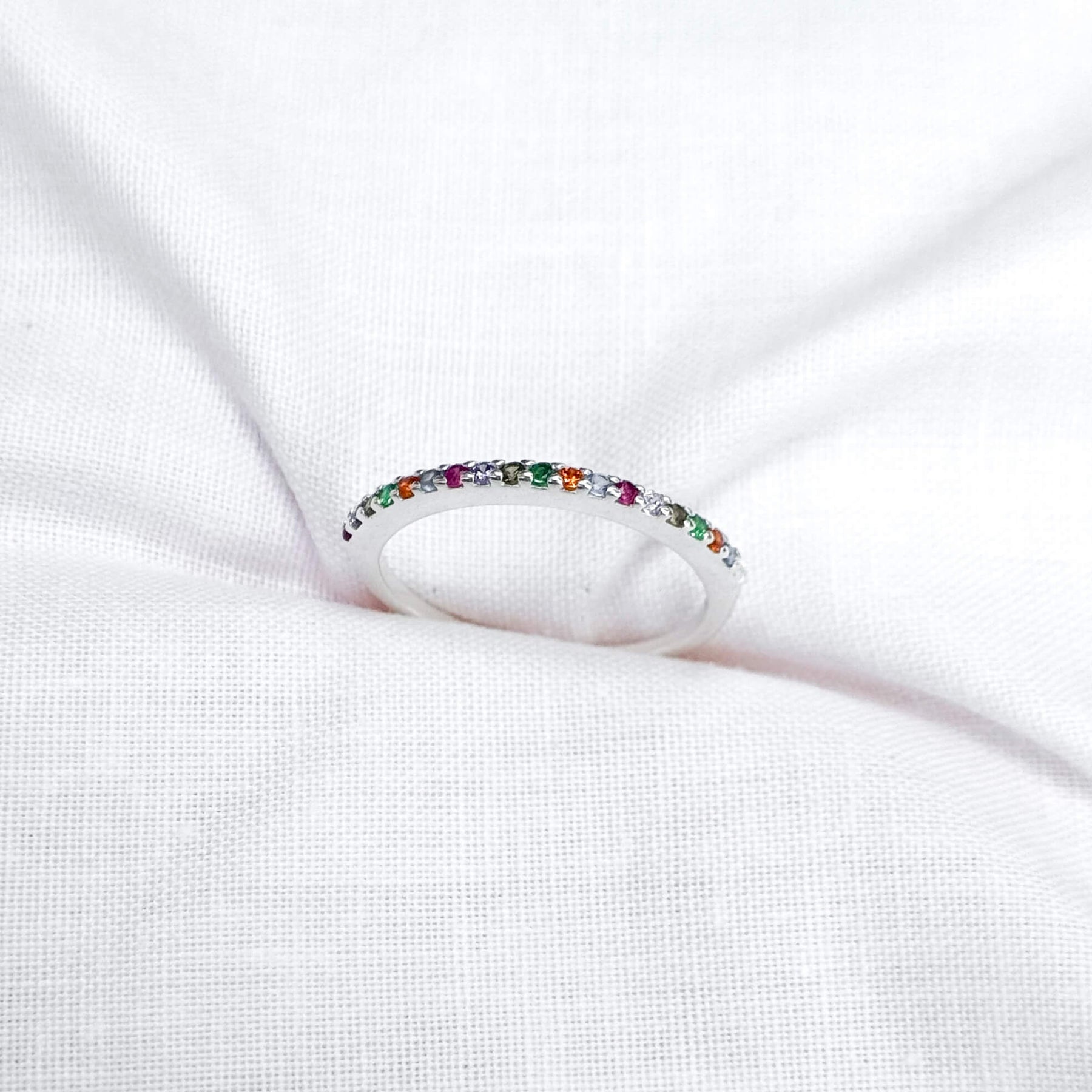 Anel Aparador 180 Cravejado Colorido