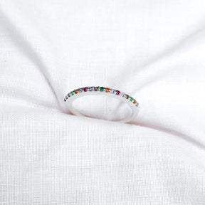 Anel Aparador 180 Cravejado Colorido