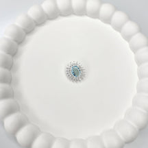 Pingente Zircônia Oval sem Pontas