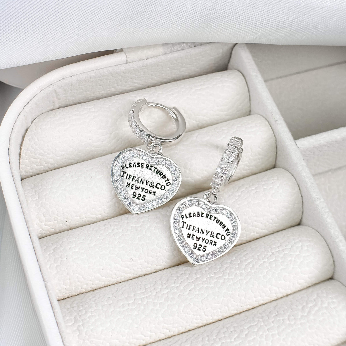 Argola Inspiração Coração Cravejado T